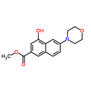 214115-76-1  methyl 4-hydroxy-6-(morpholin-4-yl)naphthalene-2-carboxylate