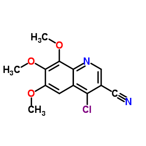 214476-63-8  4-chloro-6,7,8-trimethoxyquinoline-3-carbonitrile