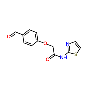 215503-93-8  2-(4-formylphenoxy)-N-(1,3-thiazol-2-yl)acetamide