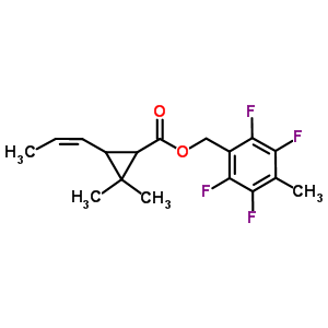223419-20-3  2,3,5,6-tetrafluoro-4-methylbenzyl 2,2-dimethyl-3-[(1Z)-prop-1-en-1-yl]cyclopropanecarboxylate