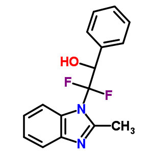 273405-47-3  2,2-difluoro-2-(2-methyl-1H-benzimidazol-1-yl)-1-phenylethanol 273405-47-3  2,2-difluoro-2-(2-methyl-1H-benzimidazol-1-yl)-1-phenylethanol