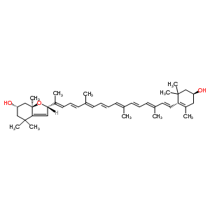 27780-11-6  (3S,3'S,5R,8S,9cis)-5,8-dihydro-5,8-epoxy-beta,beta-carotene-3,3'-diol