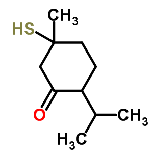 29725-66-4  5-methyl-2-(1-methylethyl)-5-sulfanylcyclohexanone