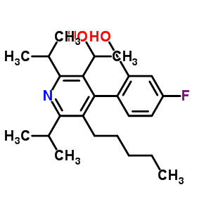 334992-00-6  5-fluoro-2-[3-(1-hydroxyethyl)-2,6-bis(1-methylethyl)-5-pentylpyridin-4-yl]phenol