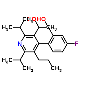 334992-01-7  5-fluoro-2-[3-(1-hydroxyethyl)-2,6-bis(1-methylethyl)-5-propylpyridin-4-yl]phenol