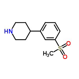 346688-72-0  4-[3-(methylsulfonyl)phenyl]piperidine