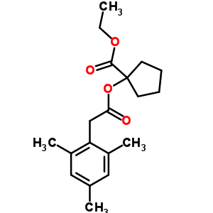 361366-15-6  ethyl 1-{[(2,4,6-trimethylphenyl)acetyl]oxy}cyclopentanecarboxylate