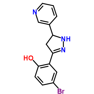 370074-36-5  4-bromo-2-[5-(pyridin-3-yl)-4,5-dihydro-1H-pyrazol-3-yl]phenol