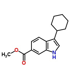 methyl 3-cyclohexyl-1H-indole-6-carboxylate