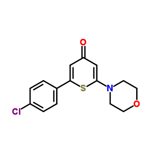 500169-20-0  2-(4-chlorophenyl)-6-(morpholin-4-yl)-4H-thiopyran-4-one