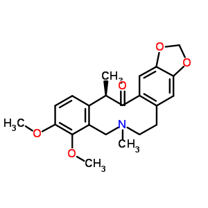 521-93-7  (15R)-3,4-dimethoxy-6,15-dimethyl-5,7,8,15-tetrahydrobenzo[c][1,3]benzodioxolo[5,6-g]azecin-14(6H)-one