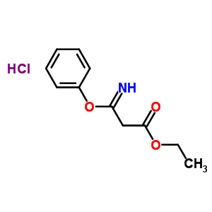 Ethyl 3-imino-3-phenoxypropanoate hydrochloride