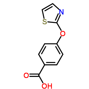 56355-20-5  4-(1,3-thiazol-2-yloxy)benzoic acid