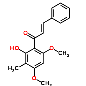 58969-62-3  (2E)-1-(2-hydroxy-4,6-dimethoxy-3-methylphenyl)-3-phenylprop-2-en-1-one