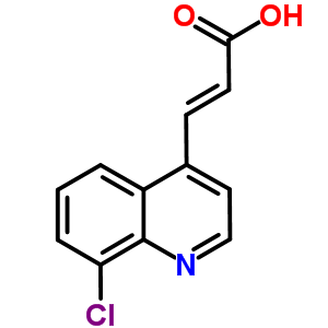 69976-08-5  (2E)-3-(8-chloroquinolin-4-yl)prop-2-enoic acid