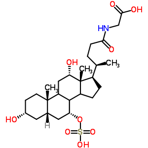 71977-73-6  N-[(3alpha,5beta,7alpha,8xi,9xi,12alpha,14xi)-3,12-dihydroxy-24-oxo-7-(sulfooxy)cholan-24-yl]glycine