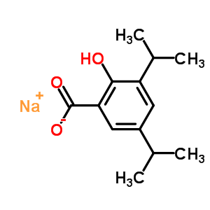 79427-97-7  sodium 2-hydroxy-3,5-bis(1-methylethyl)benzoate