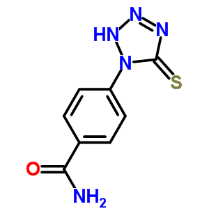 80407-52-9  4-(5-thioxo-2,5-dihydro-1H-tetrazol-1-yl)benzamide