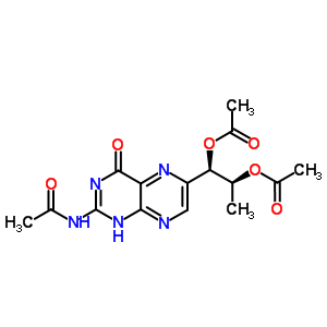 81827-31-8  (1R,2S)-1-[2-(acetylamino)-4-oxo-1,4-dihydropteridin-6-yl]propane-1,2-diyl diacetate