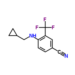 821777-30-4  4-[(cyclopropylmethyl)amino]-3-(trifluoromethyl)benzonitrile