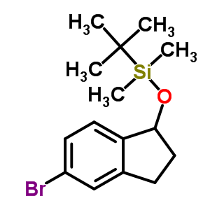 869725-76-8  [(5-bromo-2,3-dihydro-1H-inden-1-yl)oxy](tert-butyl)dimethylsilane