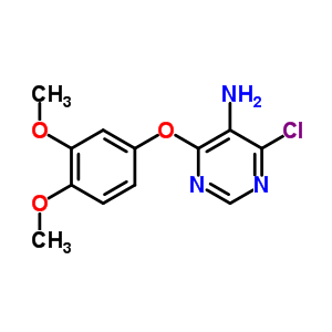 870257-96-8  4-chloro-6-(3,4-dimethoxyphenoxy)pyrimidin-5-amine 870257-96-8  4-chloro-6-(3,4-dimethoxyphenoxy)pyrimidin-5-amine