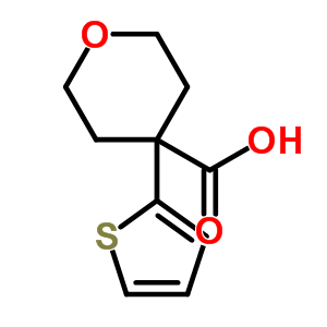 880166-18-7  4-thiophen-2-yltetrahydro-2H-pyran-4-carboxylic acid