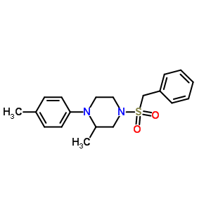 898083-21-1  4-(benzylsulfonyl)-2-methyl-1-(4-methylphenyl)piperazine 898083-21-1  4-(benzylsulfonyl)-2-methyl-1-(4-methylphenyl)piperazine