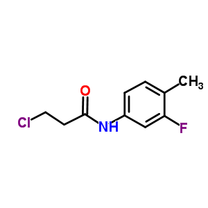 908494-81-5  3-chloro-N-(3-fluoro-4-methylphenyl)propanamide