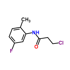 908494-83-7  3-chloro-N-(5-fluoro-2-methylphenyl)propanamide