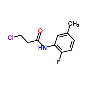 915920-93-3  3-chloro-N-(2-fluoro-5-methylphenyl)propanamide