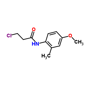 915921-70-9  3-chloro-N-(4-methoxy-2-methylphenyl)propanamide