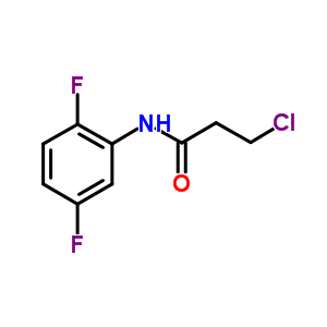 915923-95-4  3-chloro-N-(2,5-difluorophenyl)propanamide