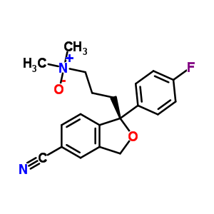 917482-45-2  (1S)-1-[3-(dimethylnitroryl)propyl]-1-(4-fluorophenyl)-1,3-dihydro-2-benzofuran-5-carbonitrile