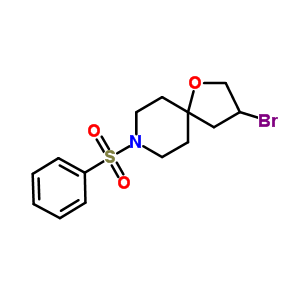 924871-61-4  3-bromo-8-(phenylsulfonyl)-1-oxa-8-azaspiro[4.5]decane
