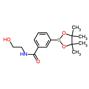 N-(2-羟乙基)-3-(4,4,5,5-四甲基-1,3,2-二氧硼杂环戊烷-2-基)苯甲酰胺 943911-66-8