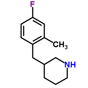 955315-13-6  3-(4-fluoro-2-methylbenzyl)piperidine