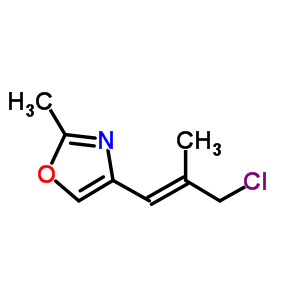207303-15-9  4-[(E)-3-chloro-2-methyl-prop-1-enyl]-2-methyl-oxazole