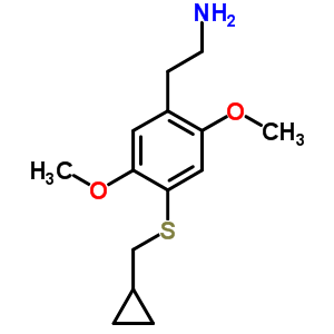 207740-27-0  2-[4-(cyclopropylmethylsulfanyl)-2,5-dimethoxy-phenyl]ethanamine