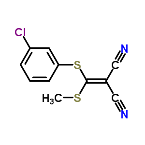 214330-86-6  2-[(3-chlorophenyl)sulfanyl-methylsulfanyl-methylene]propanedinitrile