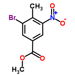 methyl 3-bromo-4-methyl-5-nitro-benzoate 223519-08-2
