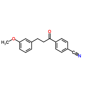 238097-11-5  4-[3-(3-methoxyphenyl)propanoyl]benzonitrile