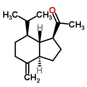 28305-60-4  1-[(1S,3aR,7S,7aS)-7-(1-methylethyl)-4-methylideneoctahydro-1H-inden-1-yl]ethanone