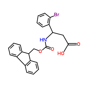 284492-04-2  3-(2-bromophenyl)-3-{[(9H-fluoren-9-ylmethoxy)carbonyl]amino}propanoic acid