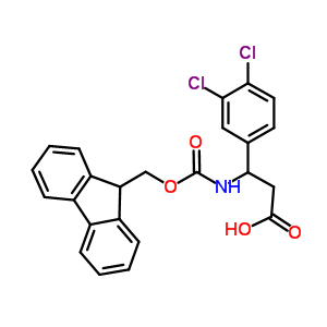 284492-13-3  3-(3,4-dichlorophenyl)-3-(9H-fluoren-9-ylmethoxycarbonylamino)propanoic acid