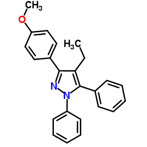 289725-88-8  4-ethyl-3-(4-methoxyphenyl)-1,5-diphenyl-pyrazole