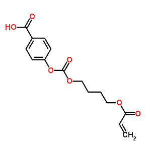 297132-04-8  4-({[4-(acryloyloxy)butoxy]carbonyl}oxy)benzoic acid