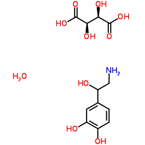 339091-66-6  4-(2-amino-1-hydroxyethyl)benzene-1,2-diol 2,3-dihydroxybutanedioate hydrate (salt) 339091-66-6  4-(2-amino-1-hydroxyethyl)benzene-1,2-diol 2,3-dihydroxybutanedioate hydrate (salt)