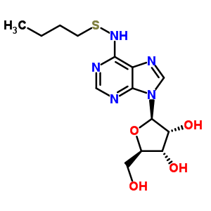 36965-96-5  (2R,3R,4S,5R)-2-[6-(butylsulfanylamino)purin-9-yl]-5-(hydroxymethyl)tetrahydrofuran-3,4-diol
