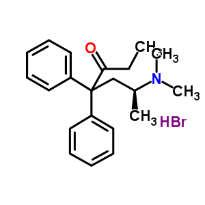 40580-77-6  (6S)-6-(dimethylamino)-4,4-diphenylheptan-3-one hydrobromide